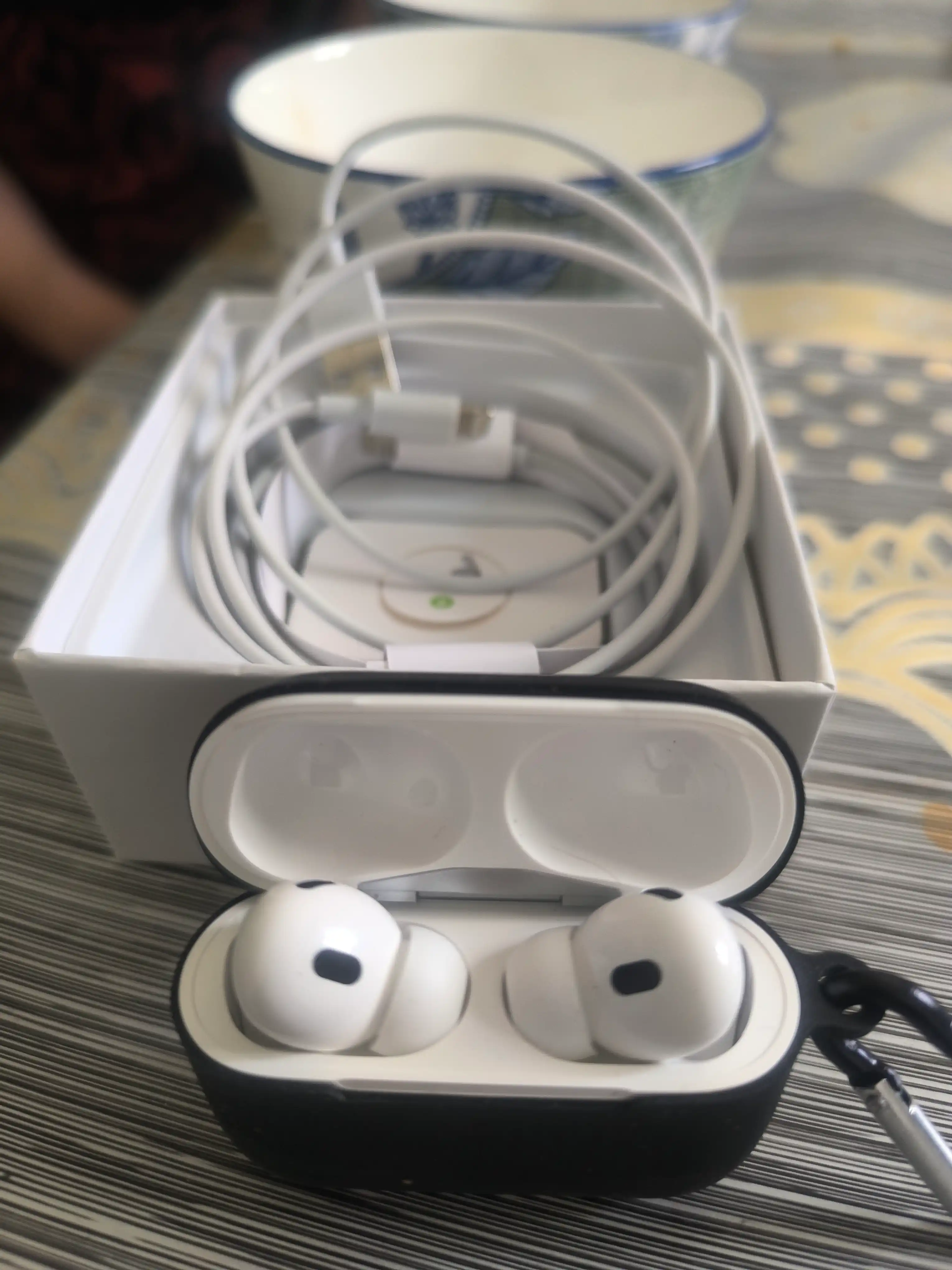 Simsiz quloqchin Pods Pro 2, sensorli, iPhone va Android uchun naushnik