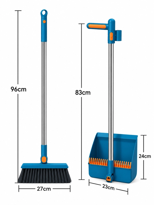 Supurgi va chang olgich, tozalash to'plami, 2 tasi 1 da, 3 tasi 1 da, 4 tasi 1 da