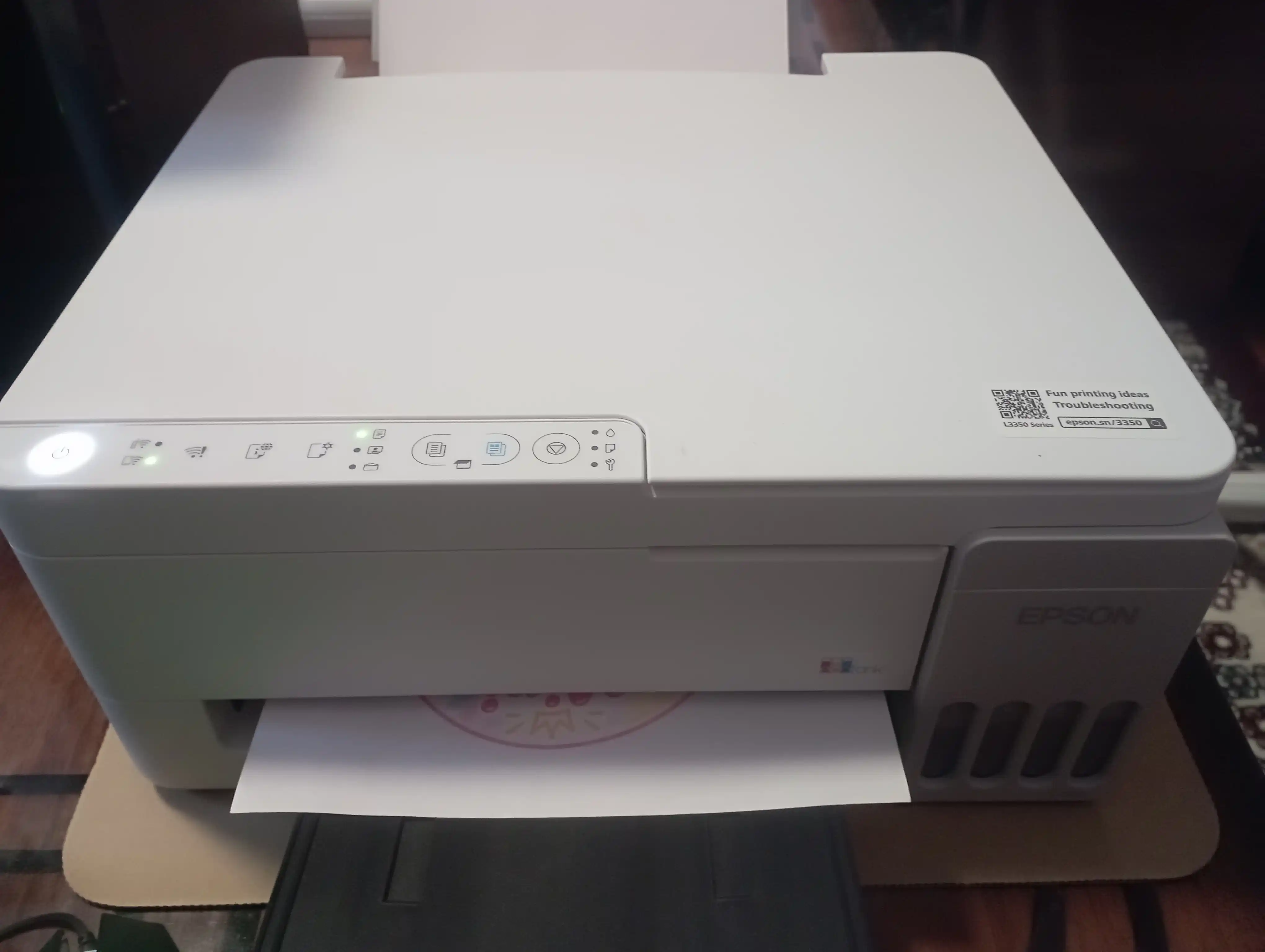 Epson L3356 Wi-Fi цветной МФУ: принтер, сканер, копирование