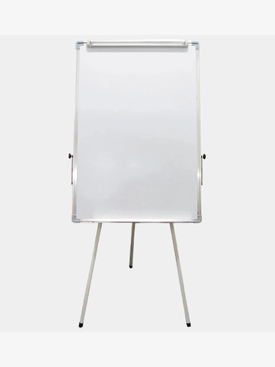 Magnitli flipchart doska uch oyoqli markerli balandligi sozlanadigan 60×90 va 70×100 sm