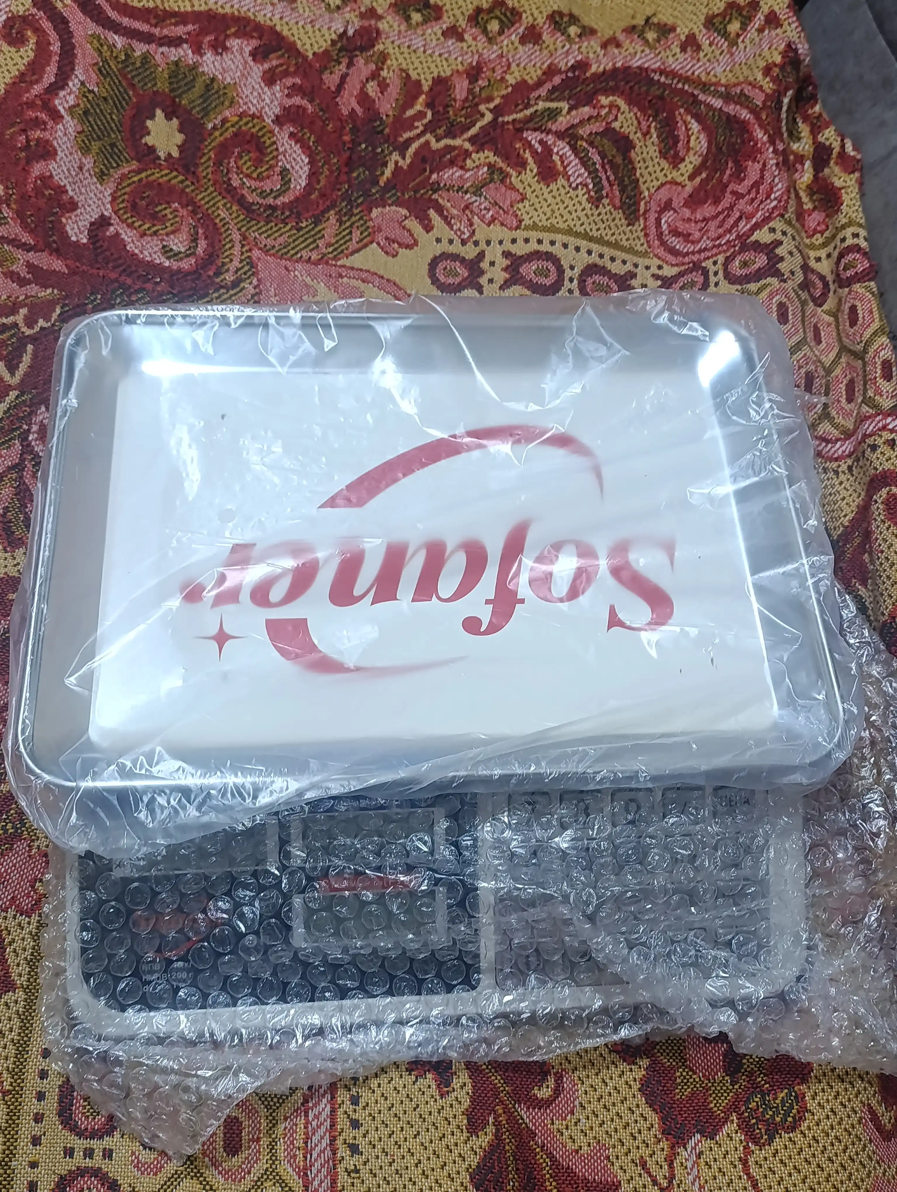 Elektron savdo tarozisi 40 kg — zanglamaydigan po'lat platforma, batareyali