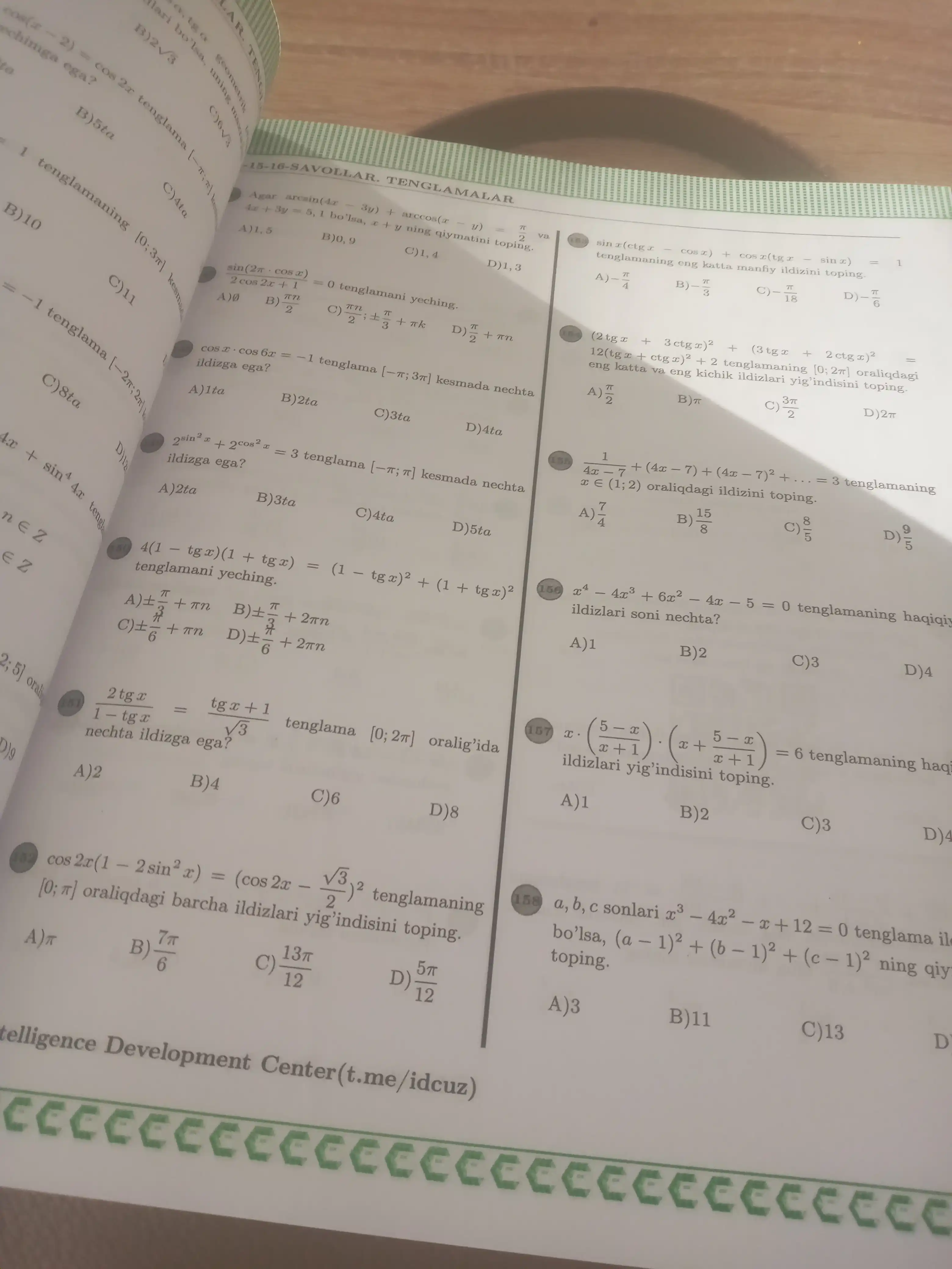 Matematika Milliy Sertifikat — Praktikum