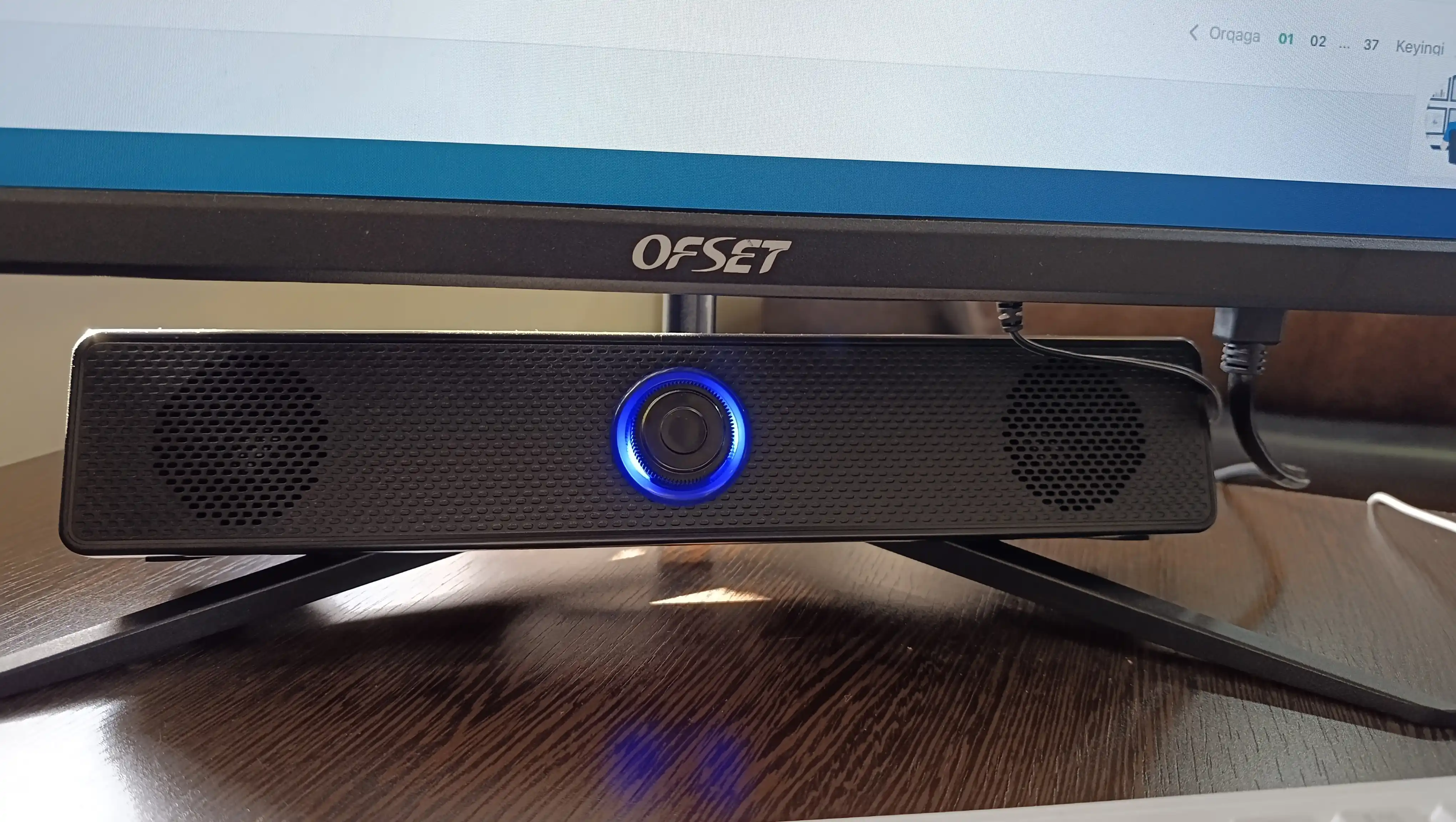 Колонка саундбар для ПК и ноутбука 6 Вт, USB-питание, AUX 3.5 мм