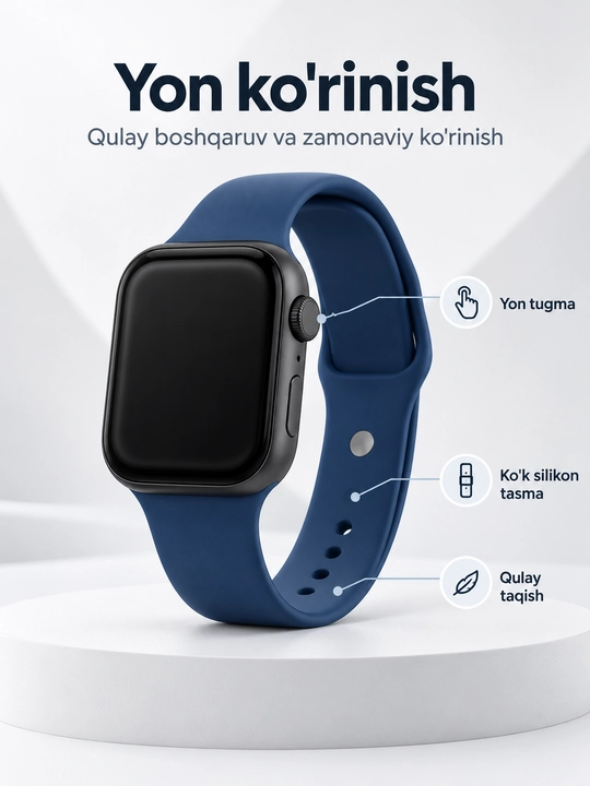 Смарт-часы Smart Watch 8 Big T800 Pro Max, для Android и iPhone, беспроводная зарядка