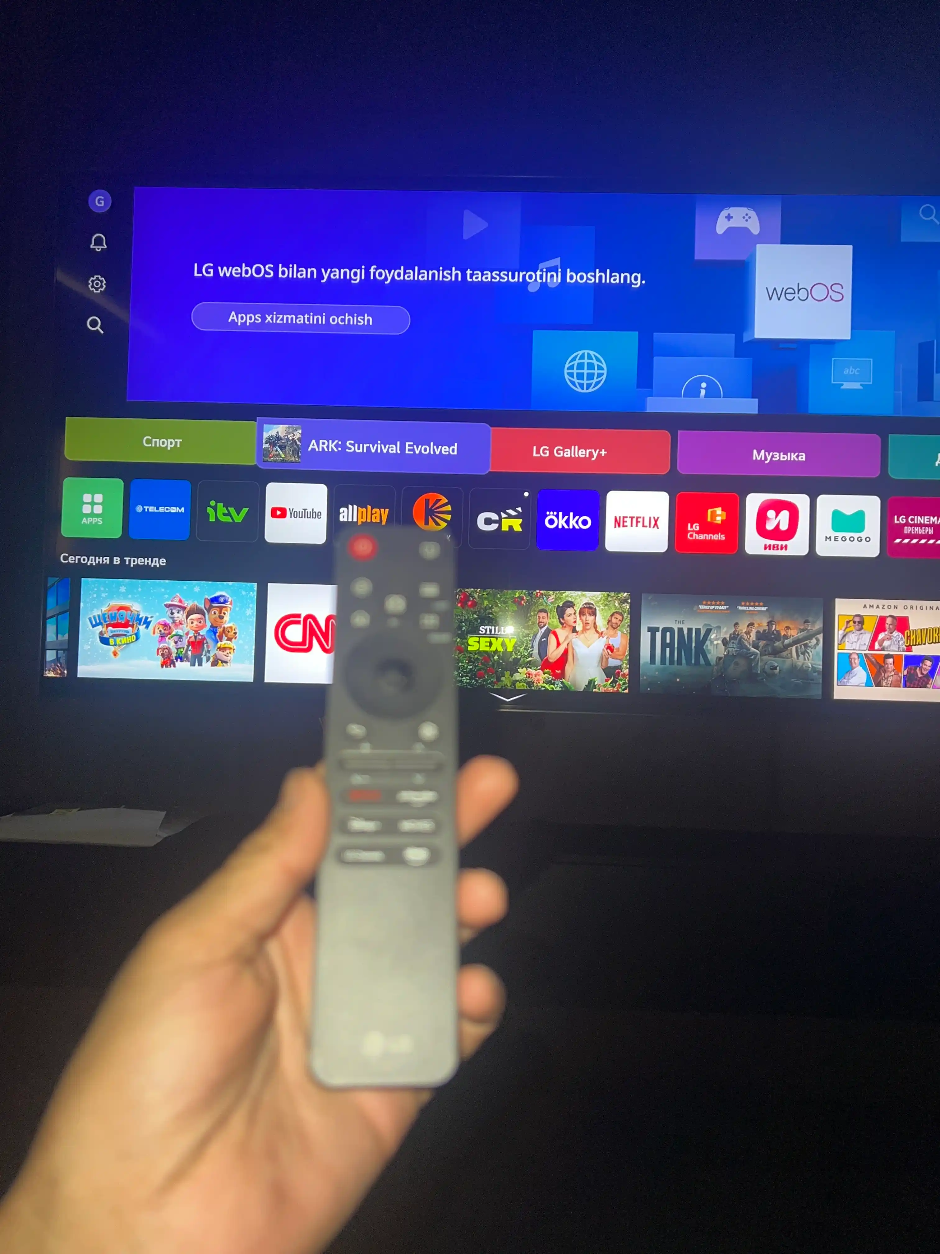Пульт дистанционного управления LG Magic MR25 для телевизоров премиум-класса