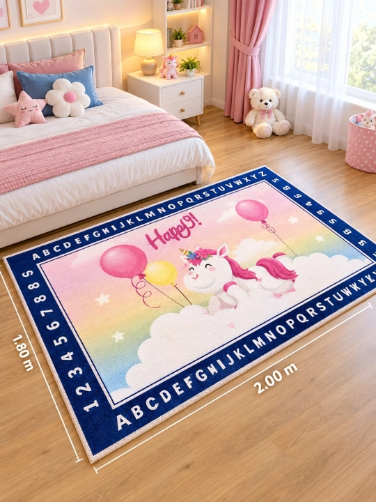 Детский игровой коврик 180×200 см, развивающий, для игр и обучения