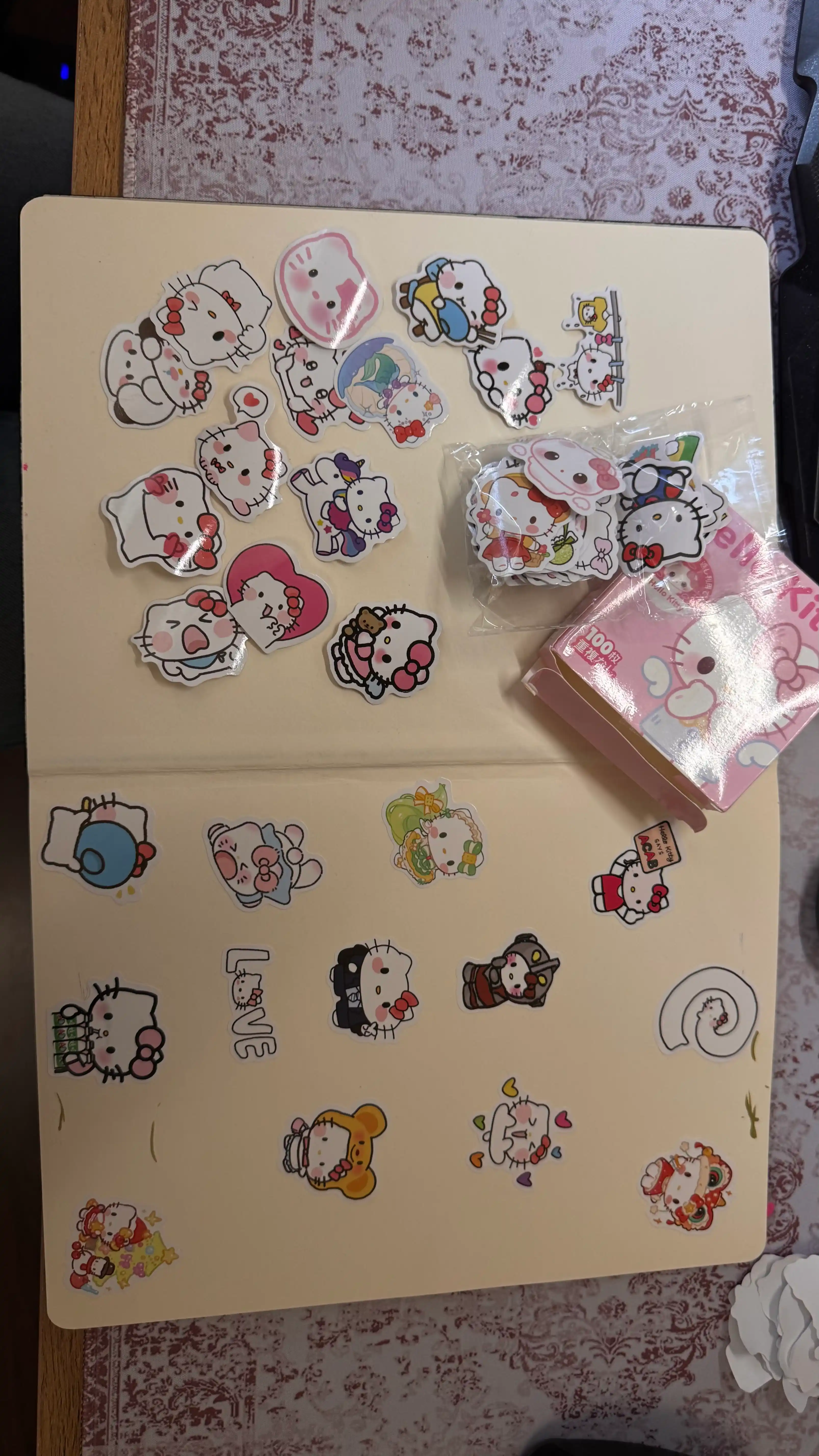 Hello Kitty stikerlari, 100