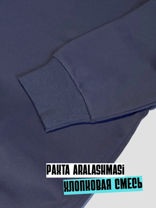 Ayollar svitshot, erkin bichimli kofta, asosiy, taramsiz va bosma naqshsiz