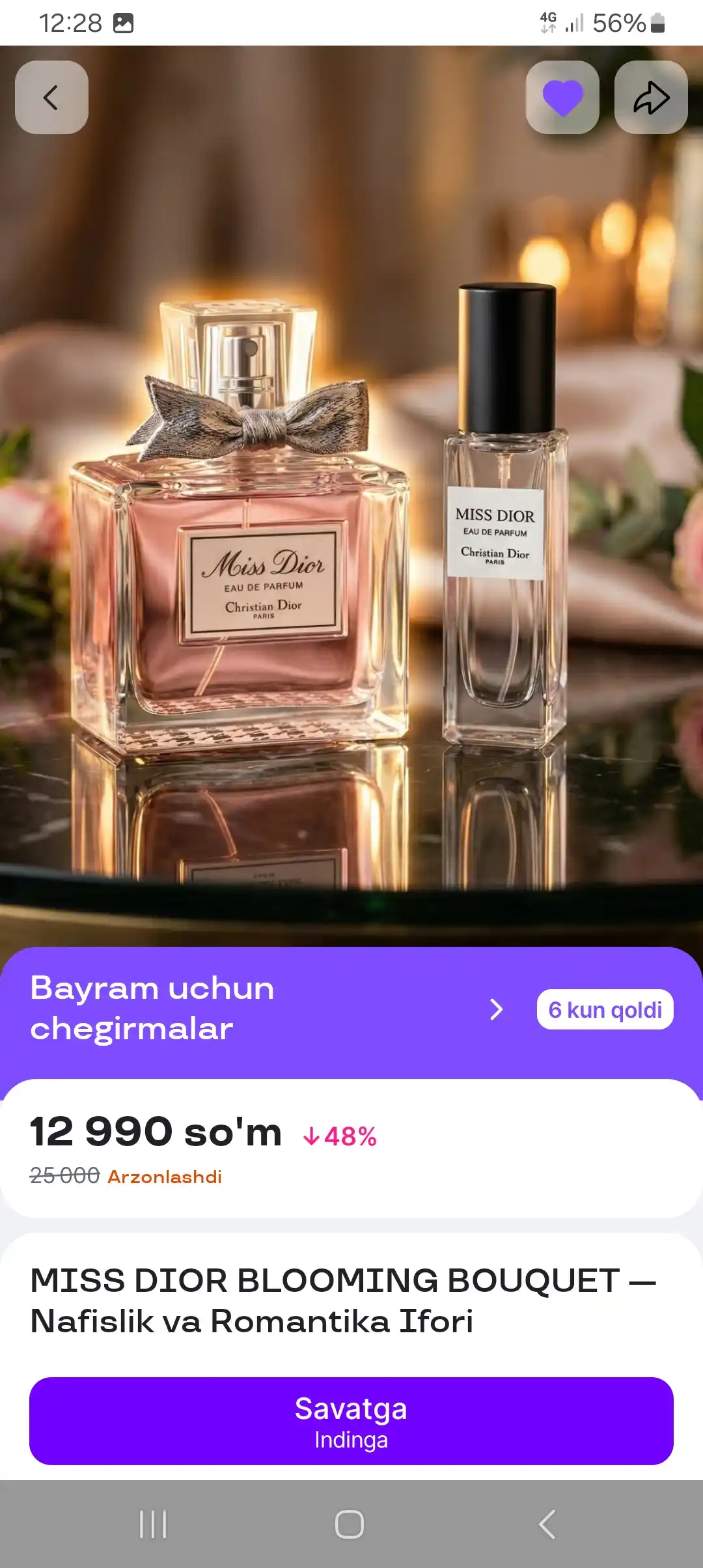 MISS DIOR BLOOMING BOUQUET — Nafislik va Romantika Ifori