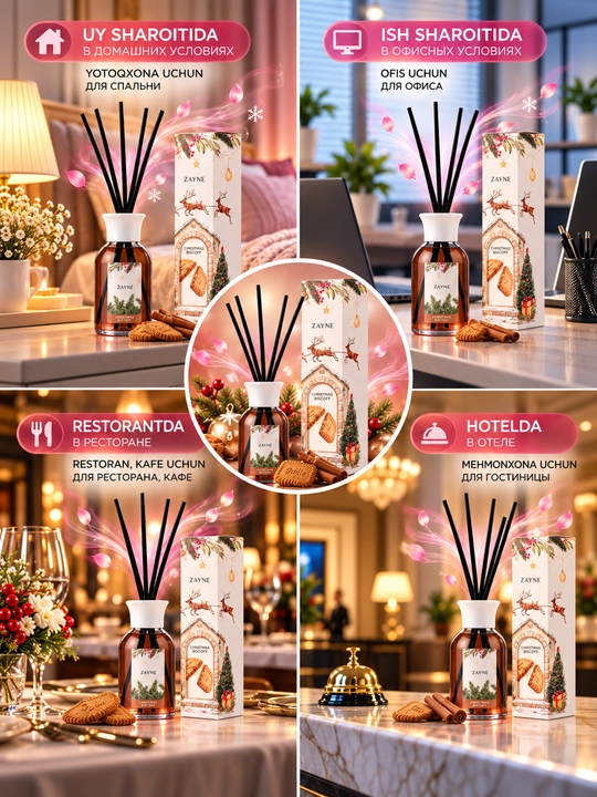 Yangi yil uchun Xushbo‘y Aroma Diffuzor, Qishki Hidlar