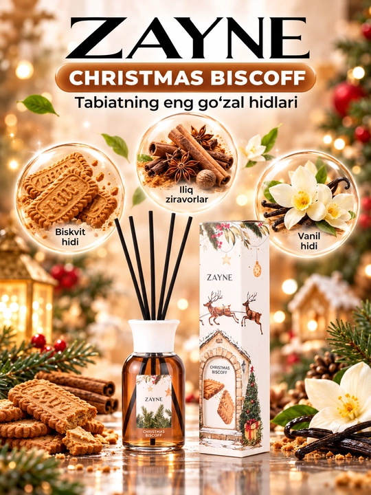 Yangi yil uchun Xushbo‘y Aroma Diffuzor, Qishki Hidlar