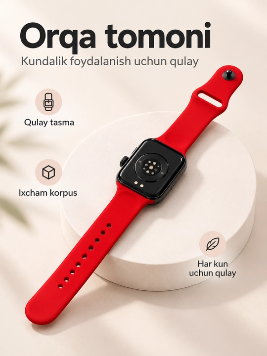 Смарт-часы Smart Watch 8 Big T800 Pro Max, для Android и iPhone, беспроводная зарядка
