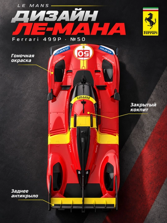 Радиоуправляемая модель Ferrari 499P №50 Le Mans 1:24