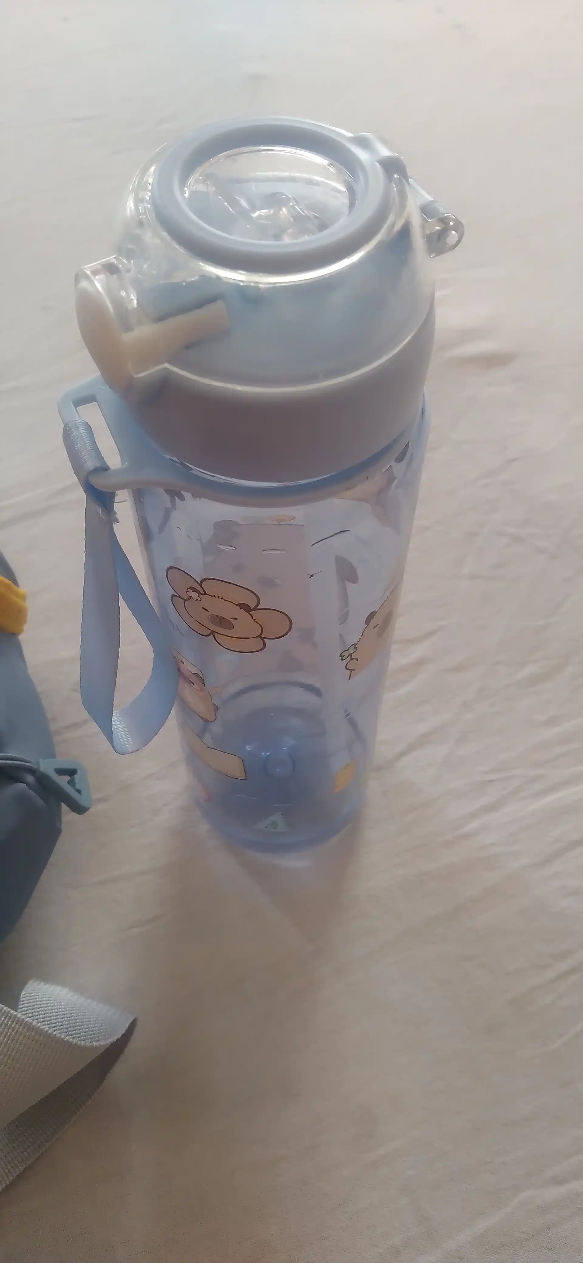 Suv uchun idish, naychali, sport, sayr, maktab uchun butilkalar, 900 ml