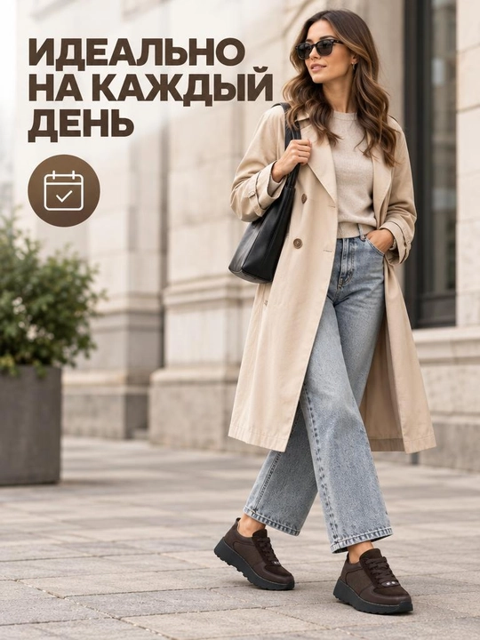 Mavsumiy ayollar krossovkalari Comfort Luck, qalin taglik va zamonaviy dizayn