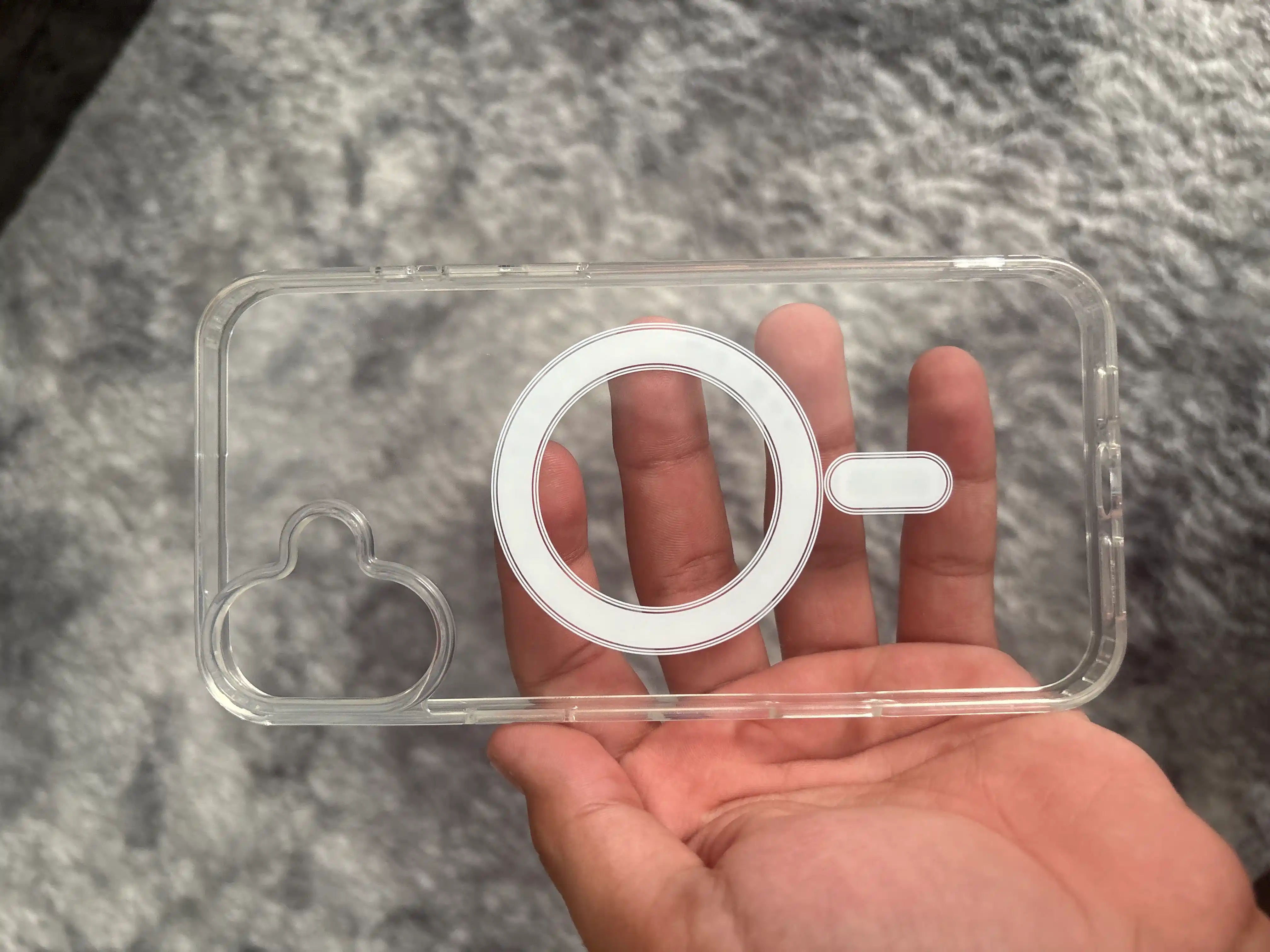 IPhone uchun MagSafe shaffof g‘ilof, Clear Case Magnetic, barcha modellar