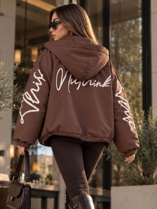 Izolyatsiyalangan uniseks bomber Oversize — uslubli va qulay. Standart o‘lcham 42-50 - 
