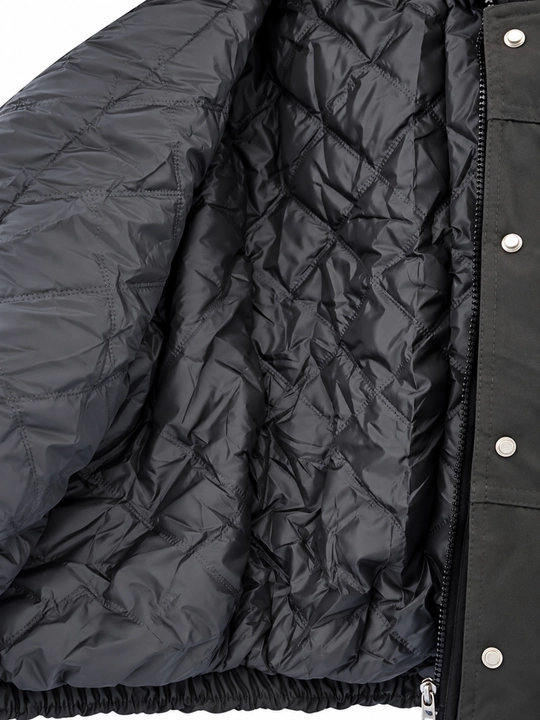 Утеплённый бомбер унисекс Oversize—стильный и комфортный, стандартный размер 42-50