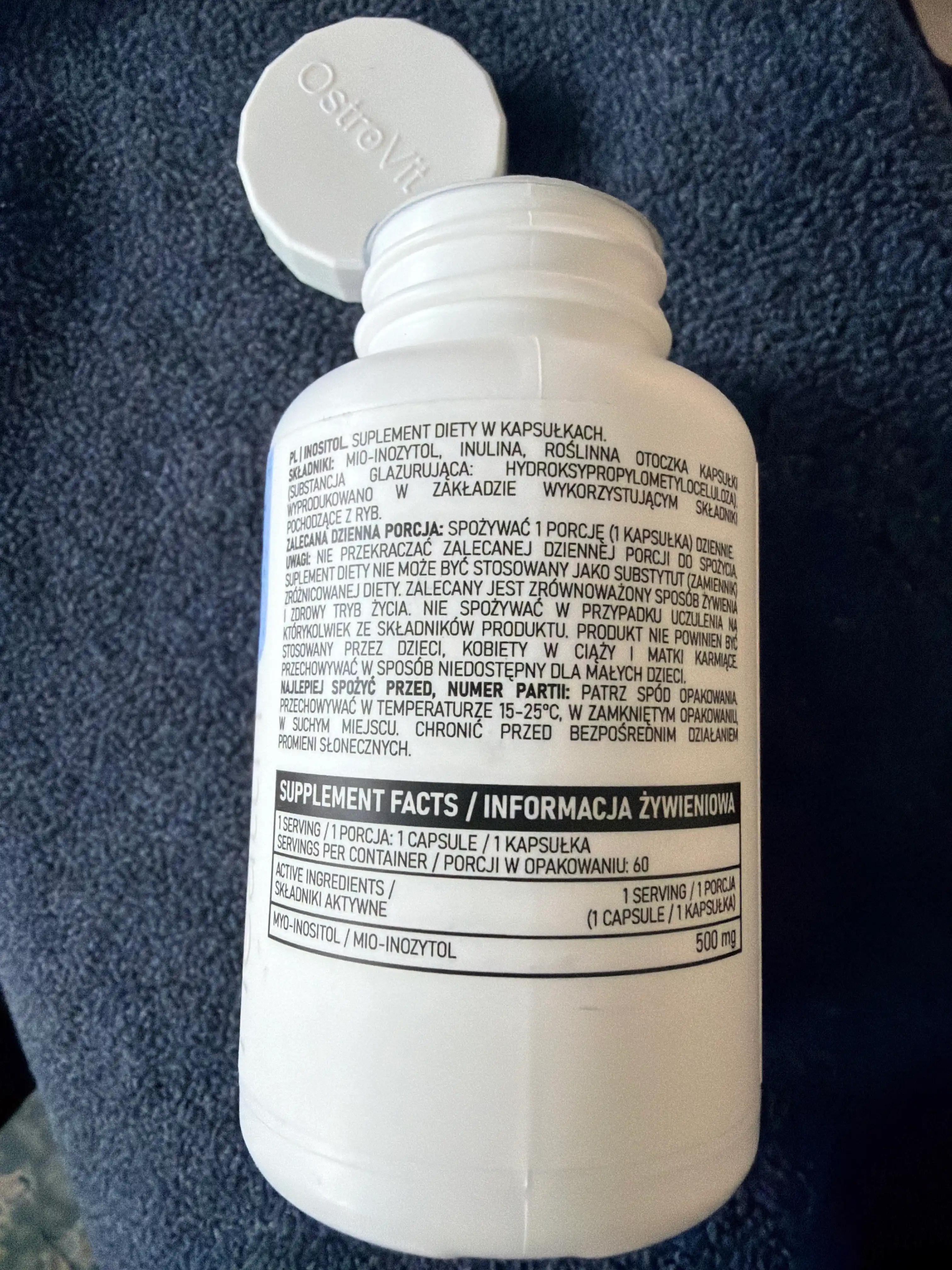 OstroVit Inozitol Mio-Inozitol, 60 tabletka