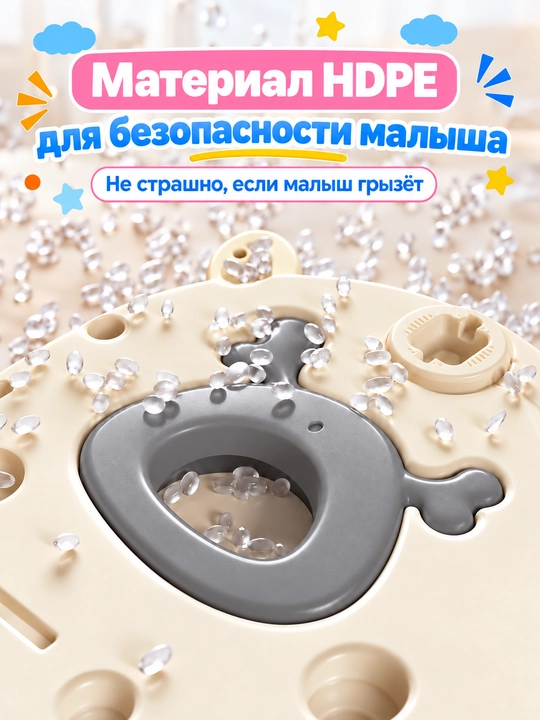 Детский игровой комплекс для дома 7 в 1 с горкой и качелями