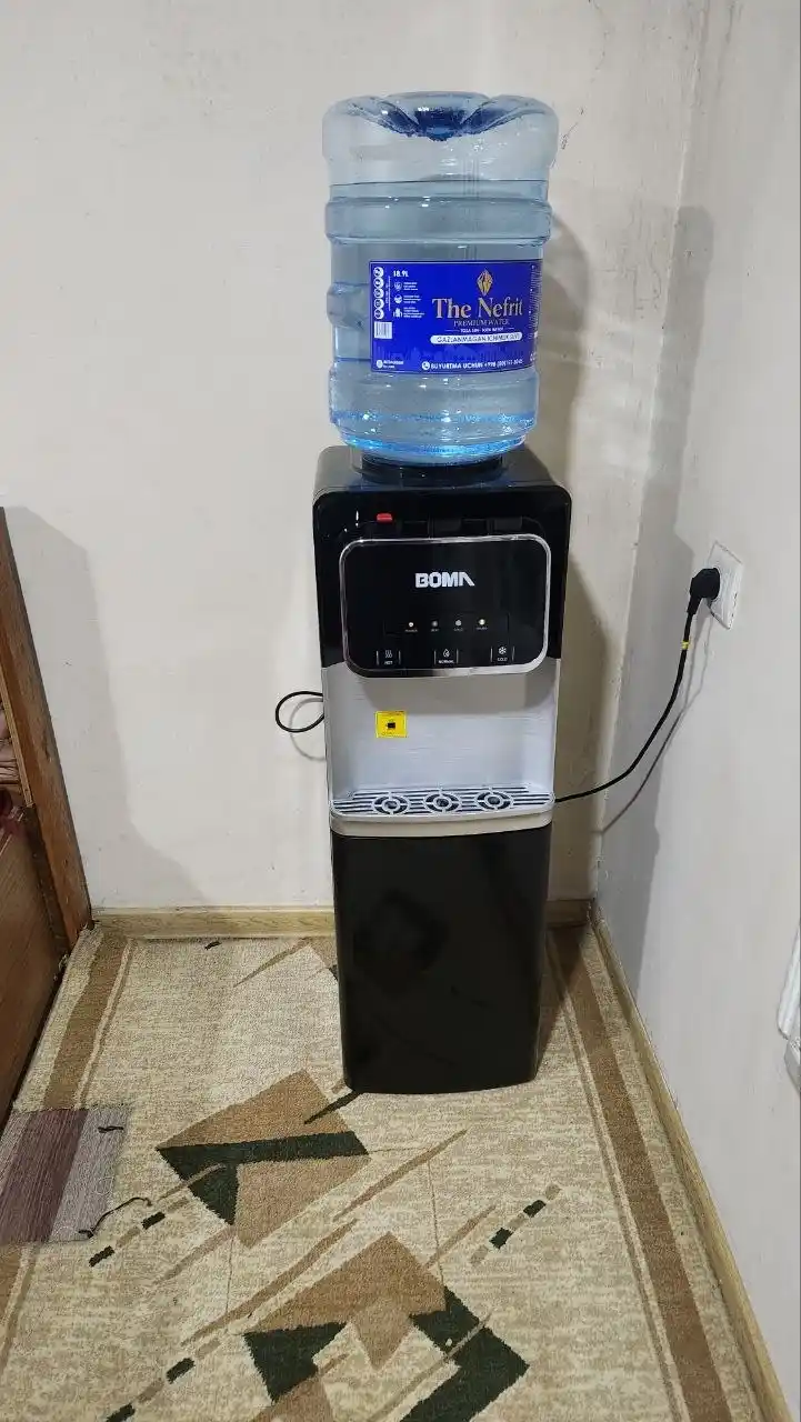 BOMA suv kulleri (dispenseri), kompressorli (freonli) sovutish, issiq-sovuq suv 5°C-100°C