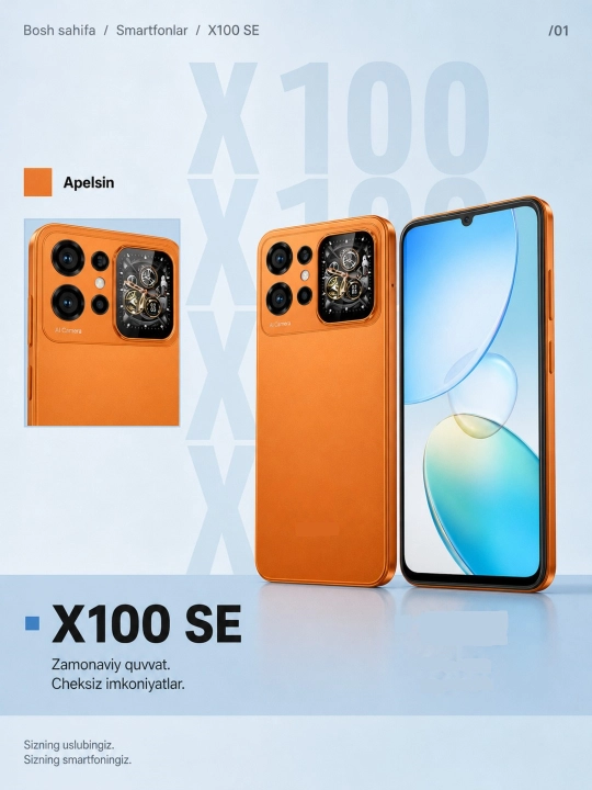 Смартфон Hotwav X100 SE 64GB Rom 16GB Ram Экран  6.75 120 Гц, 13Мп AI, 5160 мАч - 
