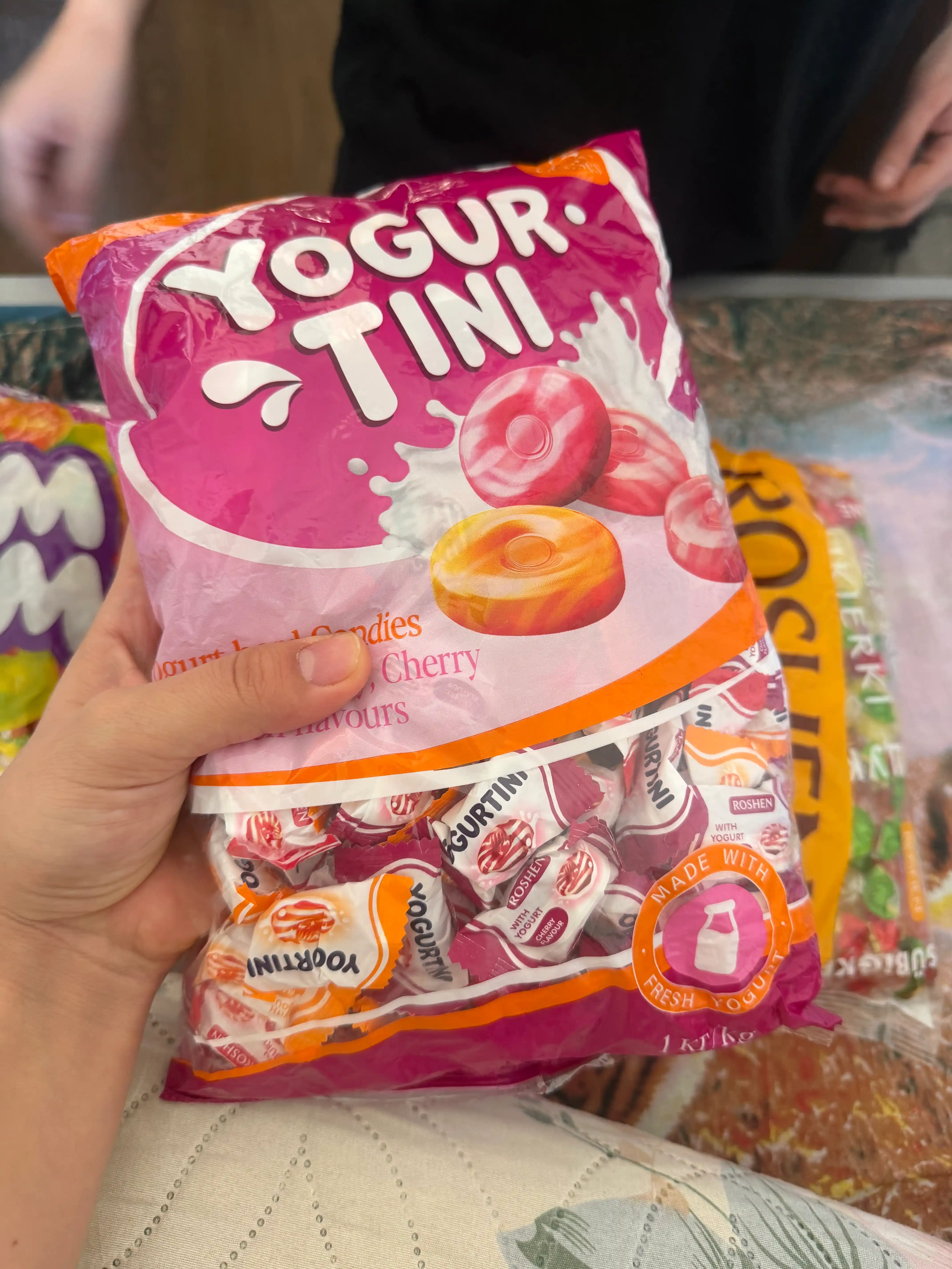 Конфеты Roshen Yogurtini, 1 кг