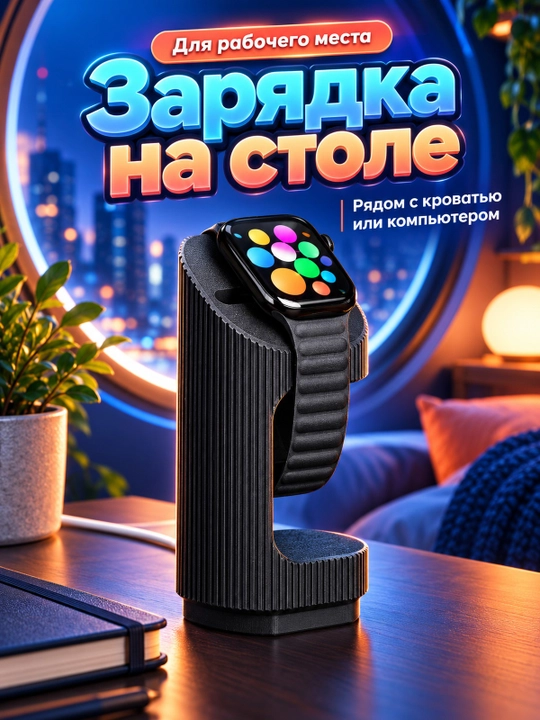 Подставка для зарядки Apple Watch на стол