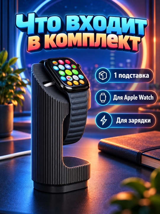 Подставка для зарядки Apple Watch на стол