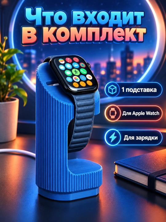 Подставка для зарядки Apple Watch на стол