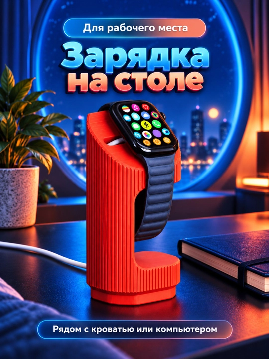 Подставка для зарядки Apple Watch на стол