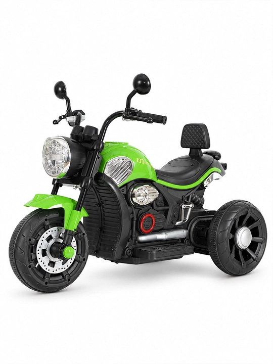 Bolalar elektr mototsikli, 3 g‘ildirakli, BT, musiqa, chiroq, 6V4.5Ah