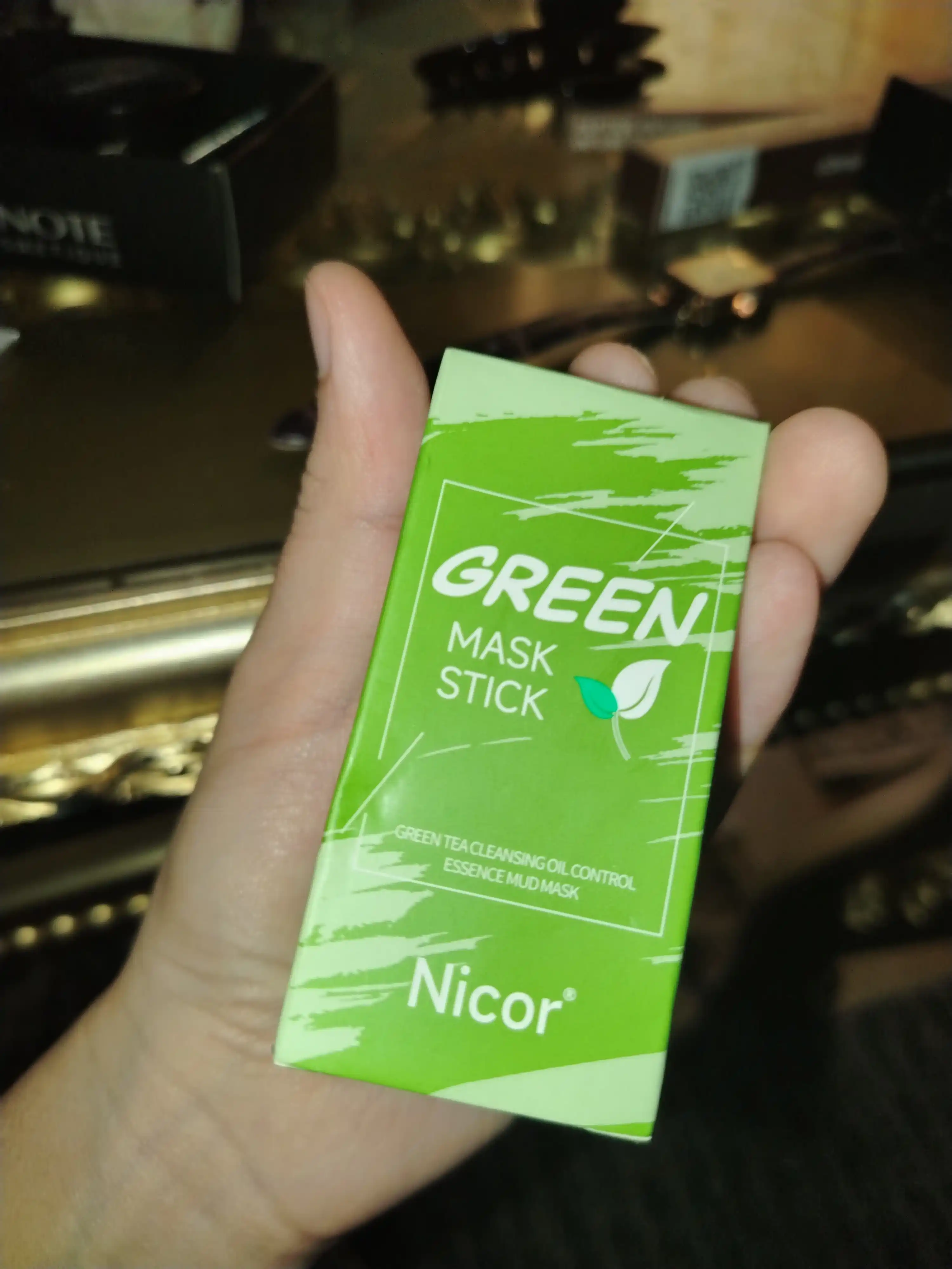 Глиняная маска стик для лица Green Mask Stick, от черных точек и прыщей акне