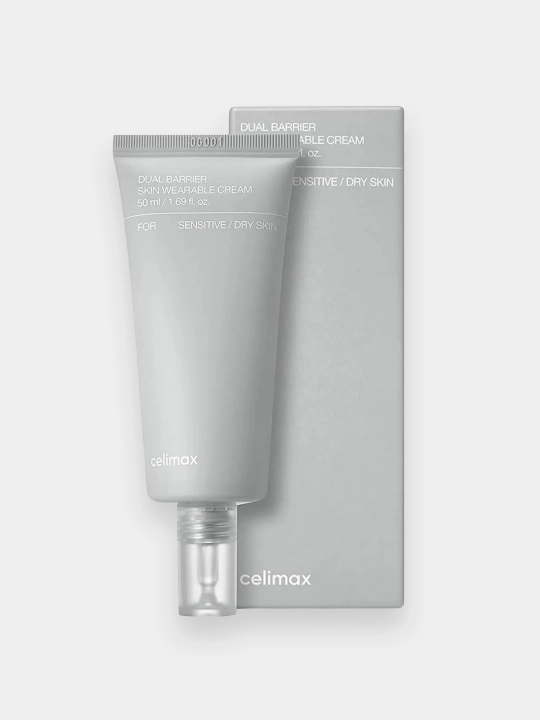Yuz uchun tiklovchi va namlantiruvchi krem Celimax Dual Barrier Skin Wearable Cream, 50 ml - 