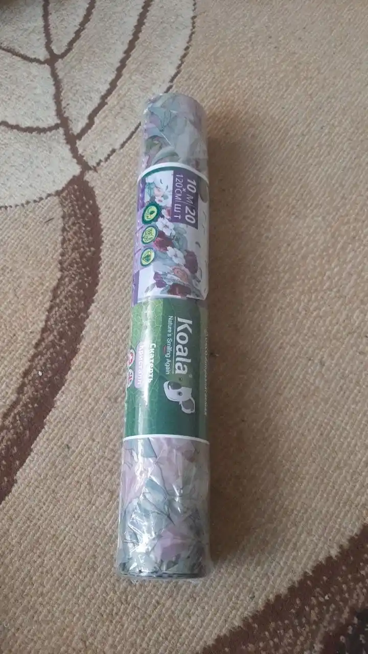 Скатерть Koala защитная для стола 10 м × 120 см, 20 шт
