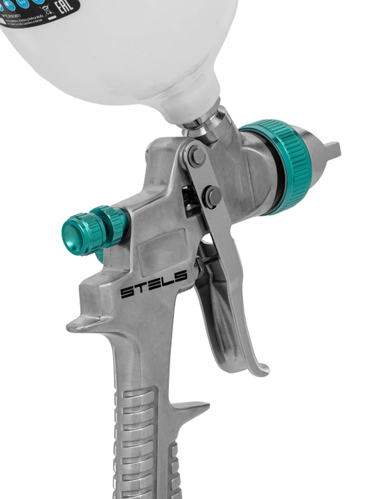 Bo'yoq purkagich STELS, AG 801 HVLP, pnevmatik, soplo 1.5 mm va 1.8 mm, 57360