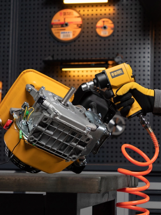Гайковерт ударный пневматический DENZEL IWS550 Compact, 1/2", 8500 об/мин, 57470