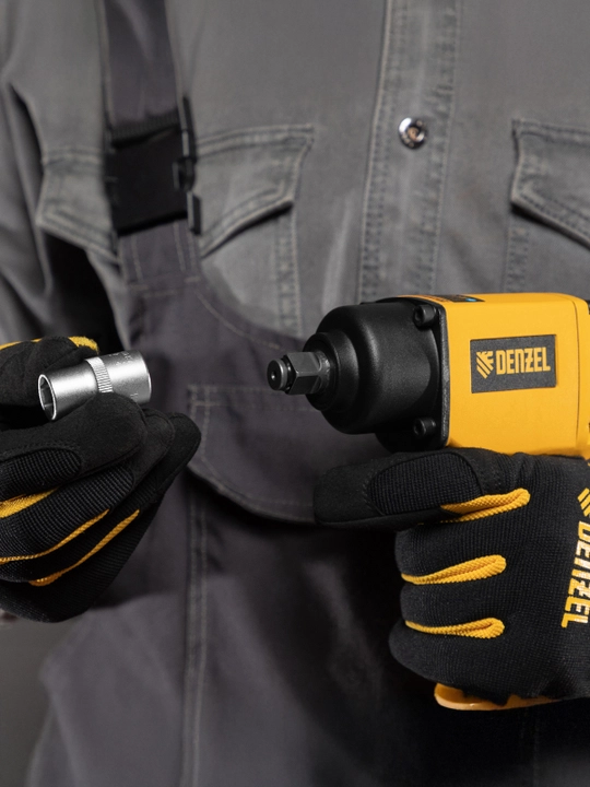 Гайковерт ударный пневматический DENZEL IWS550 Compact, 1/2", 8500 об/мин, 57470