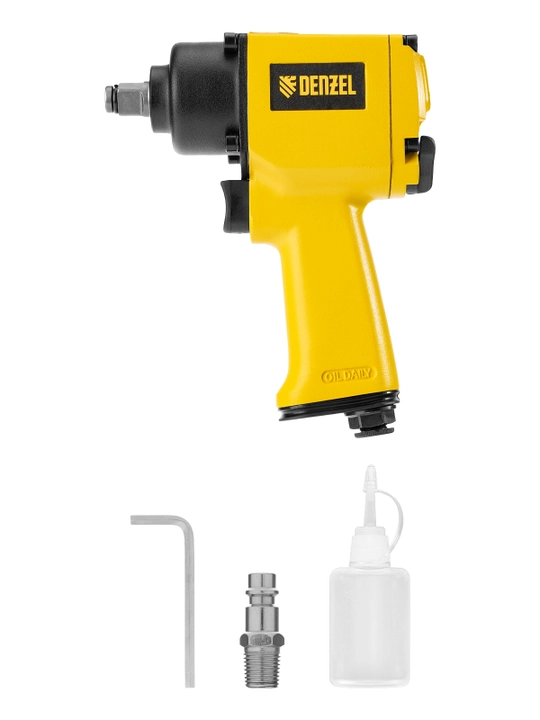 Гайковерт ударный пневматический DENZEL IWS550 Compact, 1/2", 8500 об/мин, 57470