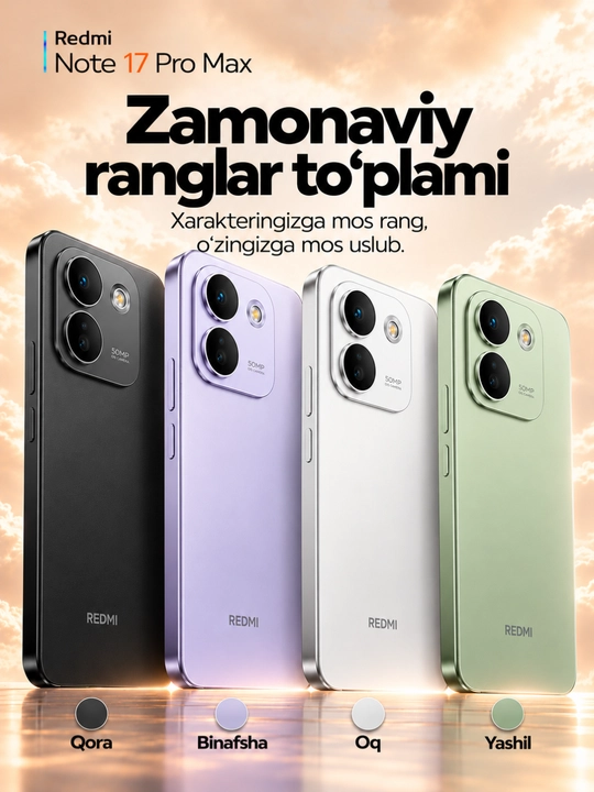 Смартфон Xiaomi Redmi note 17 Pro Max