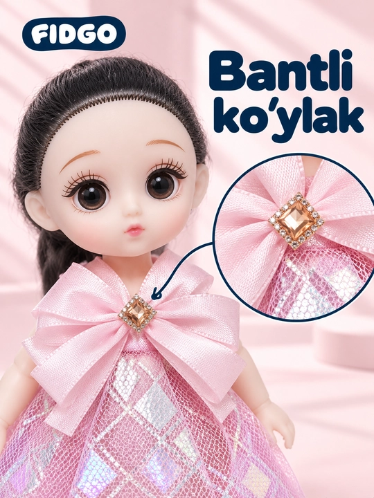 FIDGO qo‘g‘irchoqlari va aksessuarli o‘yin to‘plamlari