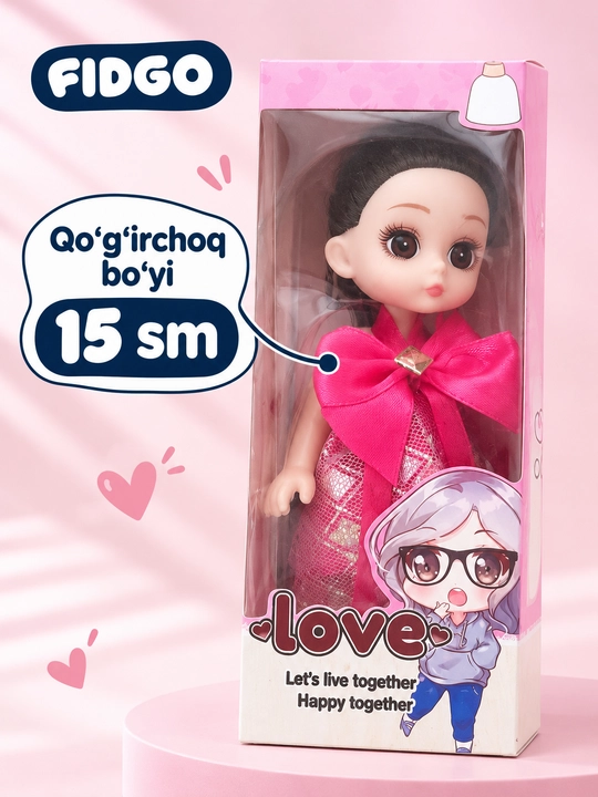 FIDGO qo‘g‘irchoqlari va aksessuarli o‘yin to‘plamlari