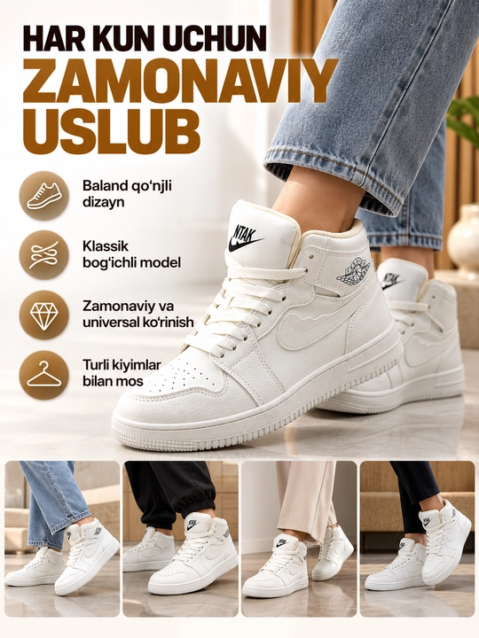 Erkaklar, ayollar va o‘smirlar uchun sport krossovkalari Nike Air Force 1, o'lchami 36-44