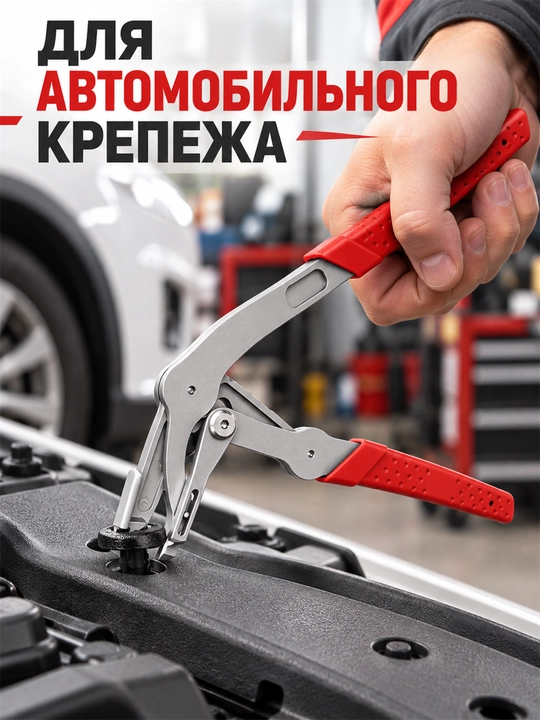 Avtomobil klipslarini ochish uchun qisqich, 5 in 1,  salon va kuzov uchun, chizilmas