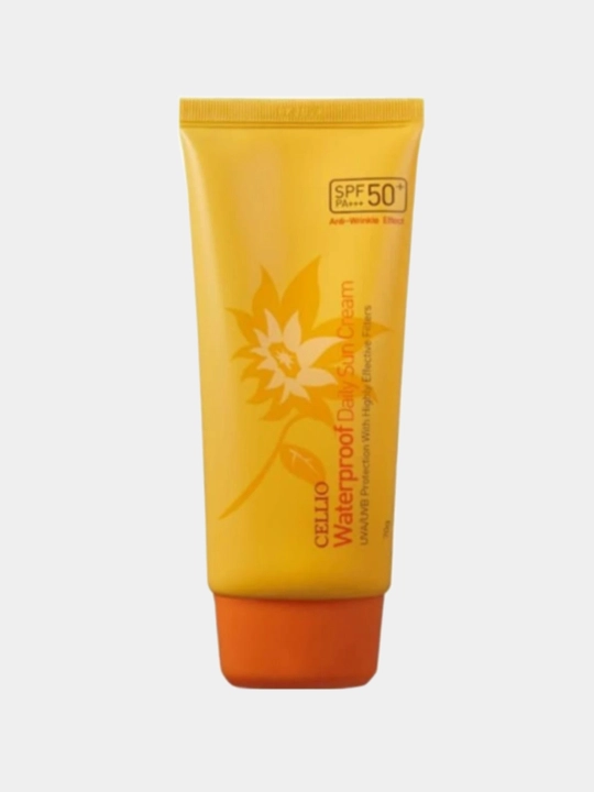 Солнцезащитный крем Cello Snail Whitening Waterproof SPF 50+ - 