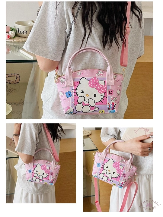 Sanrio bolalar sumkasi (Kuromi, Hello Kitty, My Melody) qizlar uchun kross-bodi sumkasi