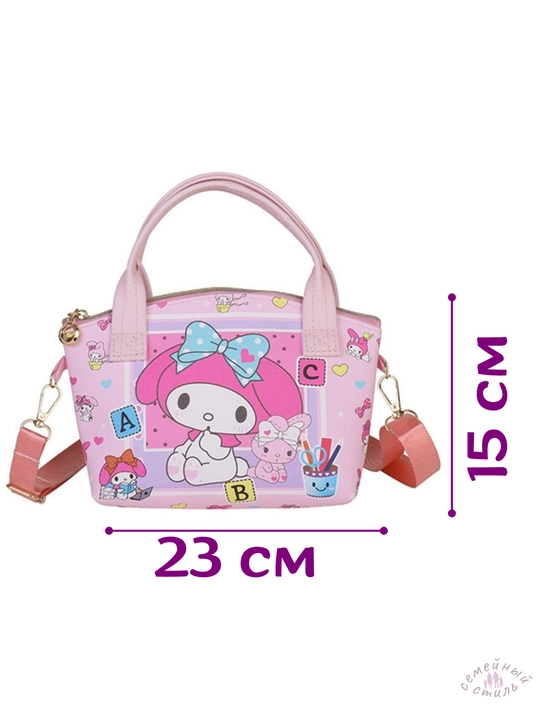 Sanrio bolalar sumkasi (Kuromi, Hello Kitty, My Melody) qizlar uchun kross-bodi sumkasi