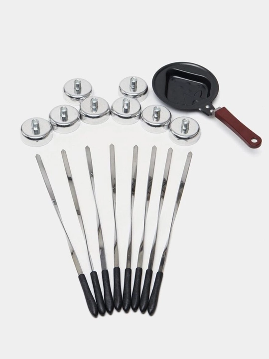 RAF R.8628 elektr shashlik pishirgich, 1500/13000 W, 11 ta va 8 ta shampur