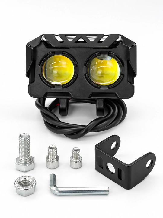 Skuter va Mototsikl uchun qo‘shimcha LED faralar, yorqin yoritish, universal o‘rnatish