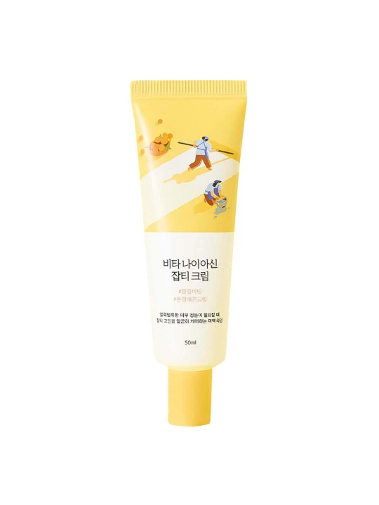 Yuz uchun oshtiruvchi va dog'larga qarshi krem Round Lab Vita Niacin Blemish Cream, 50 ml - 